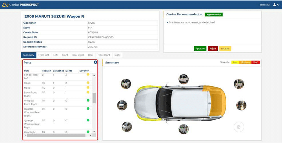 preinspect image 3 - GeniusPREINSPECT Solution: Pre-Inspection Automation Revolutionized