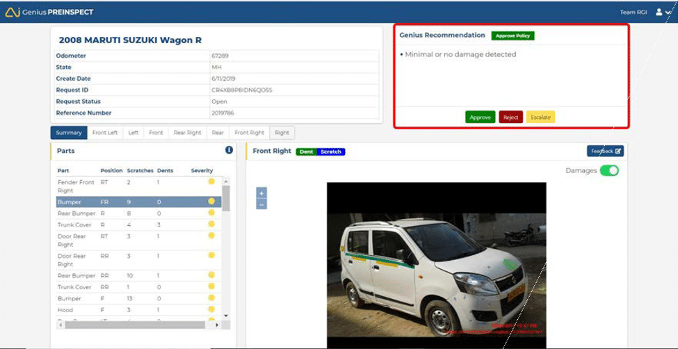 preinspect image 4 - GeniusPREINSPECT Solution: Pre-Inspection Automation Revolutionized