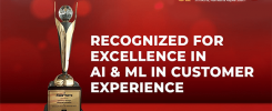 Recognized for Excellence in AI & ML Customer Experience